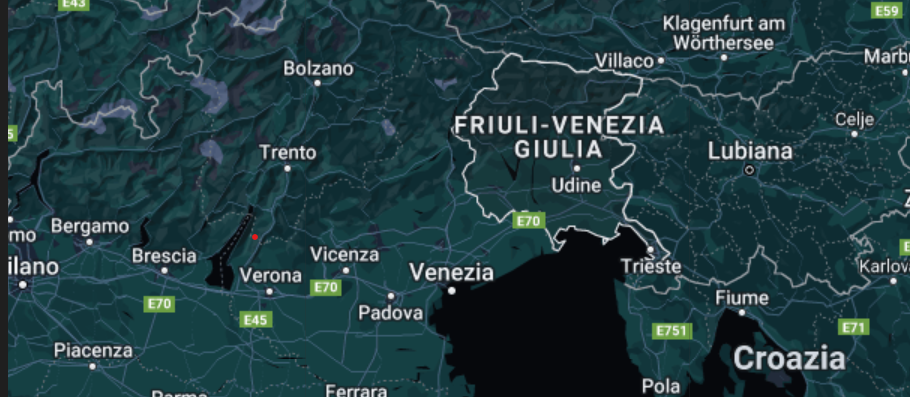 map friuli venezia giulia